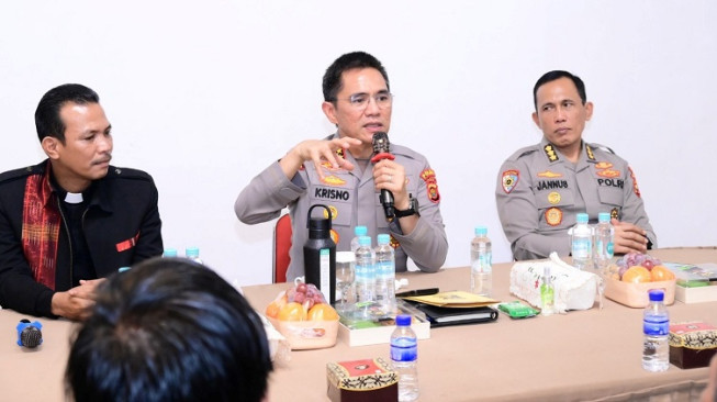 Kapolda Jambi Jalin Silaturahmi dengan Pengurus HKBP, Perkuat Sinergi Jaga Kamtibmas